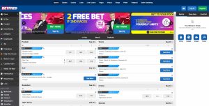 football Casino - betfred home page