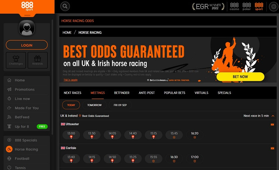 888sport horse racing betting sites