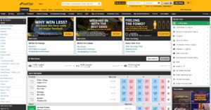 Betfair betting exchange - home page