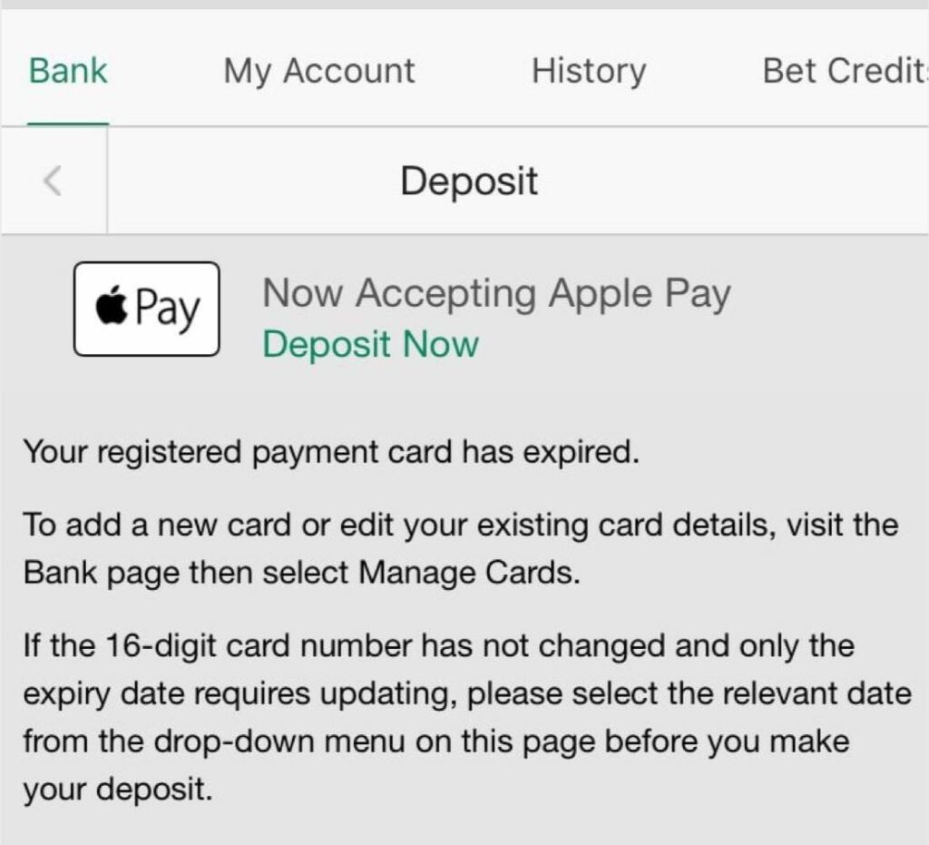 Select Apple Pay