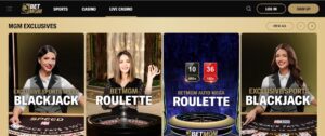 BetMGM Casino Live Casino