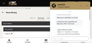 BetMGM Review Cust Support