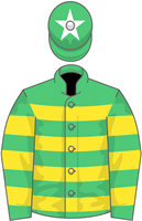 JP McManus silks green star